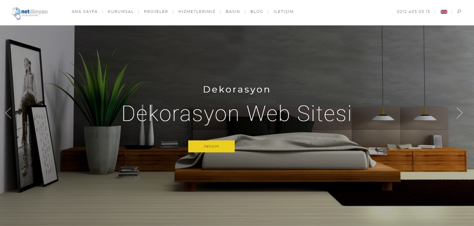 Dekorasyon ve İnşaat İçin Hazır Web Sitesi - ND10