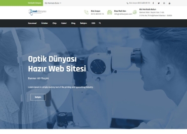 Hazır Optik Web Sitesi