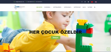 Ana Okul ve Okullar İçin Hazır Web Sitesi - ND01